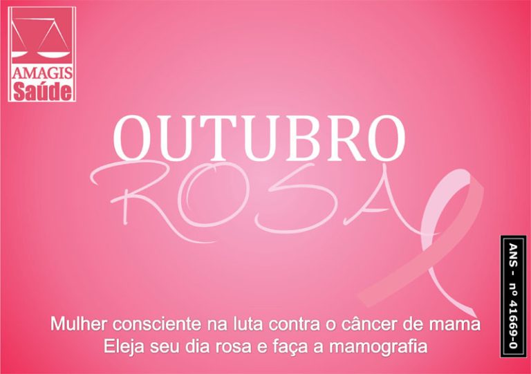 Câncer de mama – Amagis Saúde inicia campanha Outubro Rosa