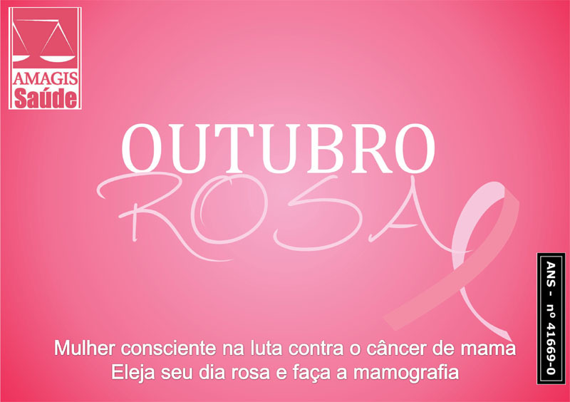Câncer de mama – Amagis Saúde inicia campanha Outubro Rosa