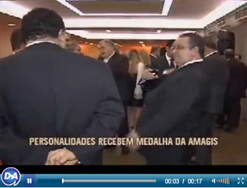 TV Alterosa noticia Medalha Guido de Andrade