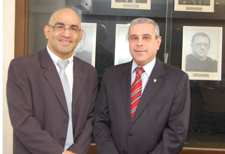 Presidente da Amagis recebe visita do juiz Luis Carlos Valois