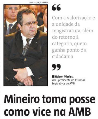 Imprensa mineira destaca posse da nova diretoria da AMB