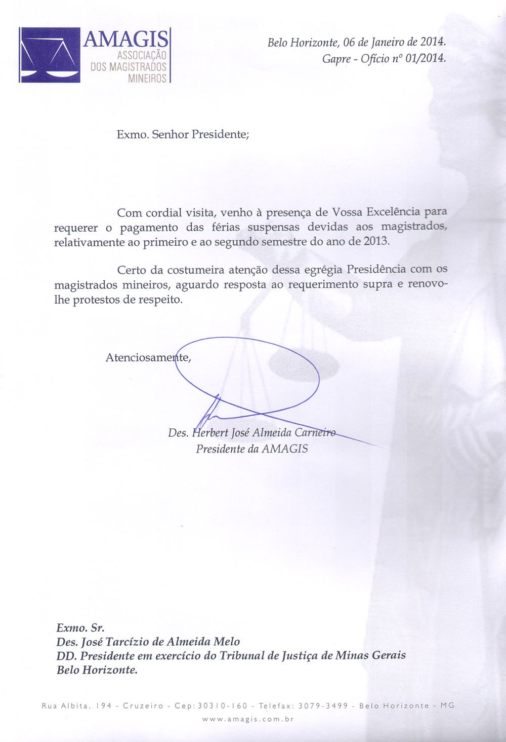 Ofícios 1 e 2 de 2014
