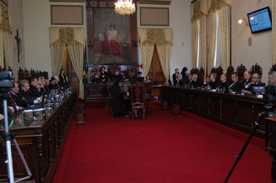 Joaquim Herculano preside sua primeira sessão do ano no Órgão Especial