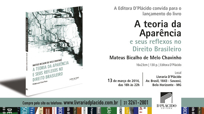Juiz Mateus Bicalho lança livro no dia 13 de março