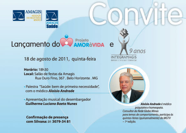 Associação lançará ?Projeto Amor à Vida?