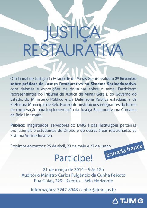 TJMG realiza segundo encontro sobre Justiça Restaurativa