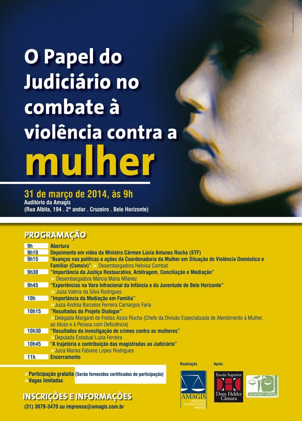 Evento da Amagis destaca o papel do Judiciário no combate à violência de gênero
