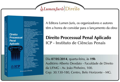 Magistrado participa de livro sobre Direito Processual Penal Aplicado