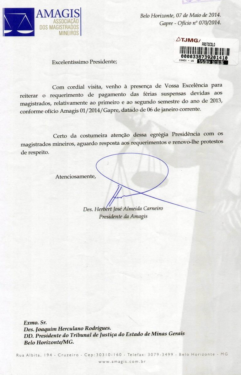 Ofício nº 070/2014