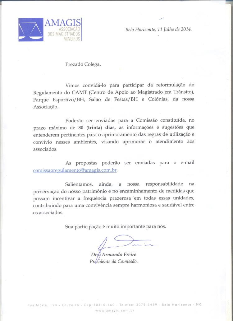 Leia o documento sobre a reformulação das unidades sociais da Amagis