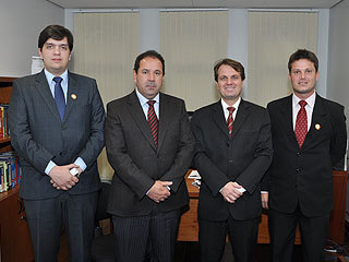 Ouvidor do TJ recebe presidente da Associação Brasileira de Ouvidores