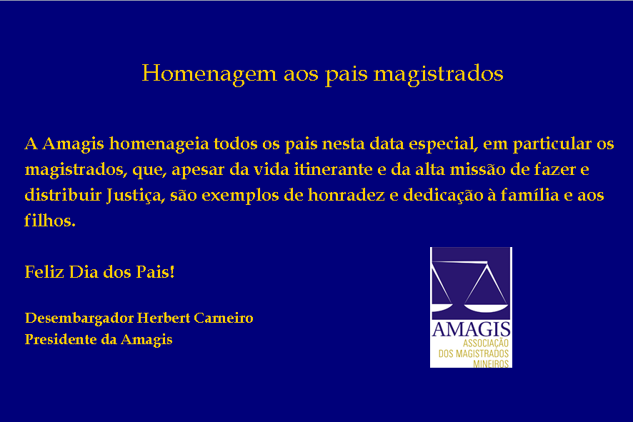 Homenagem aos pais magistrados