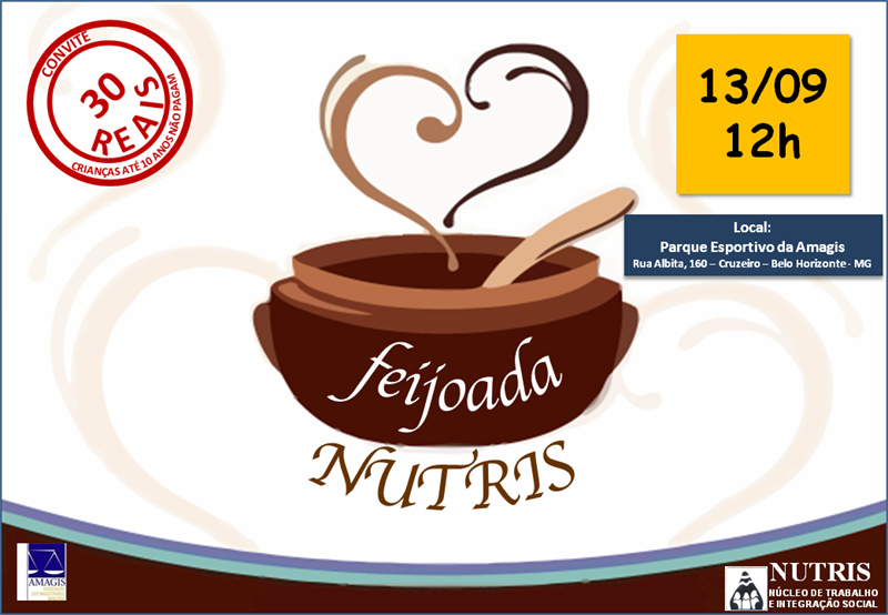 Amagis promove feijoada em prol do Nutris – Participe!