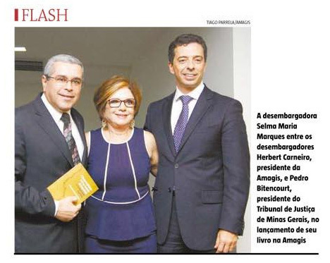 Colunista do Estado de Minas destaca lançamento de livro na Amagis