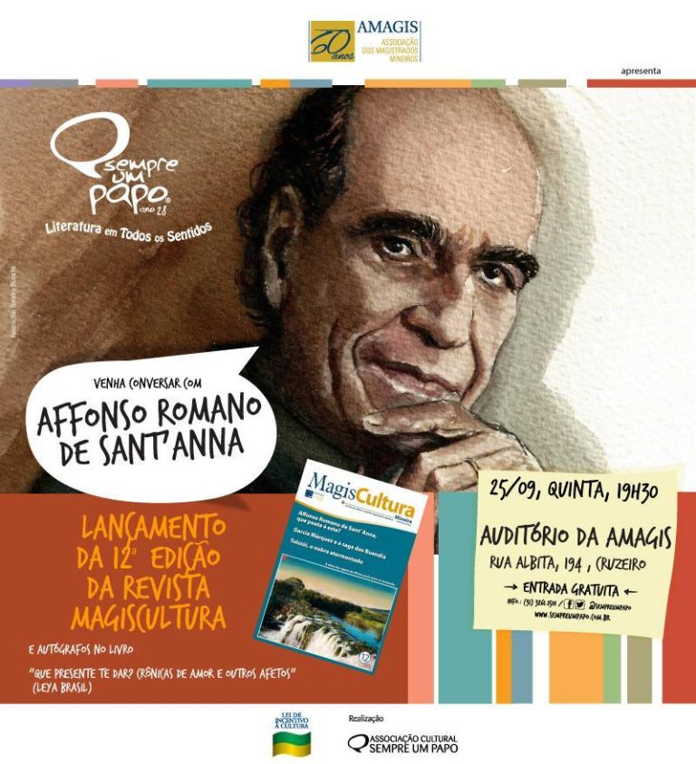 “Sempre um Papo” e lançamento da revista MagisCultura acontecem hoje – Participe!