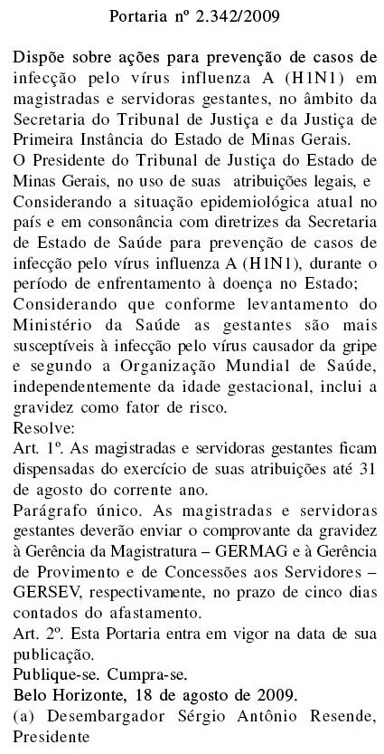 TJMG atende pedido da Amagis e licencia gestantes