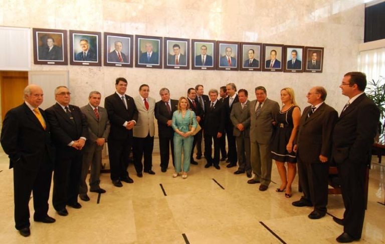 Diretoria visita presidente da Assembleia