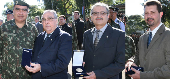 Unidade de ensino do Exército brasileiro homenageia magistrados