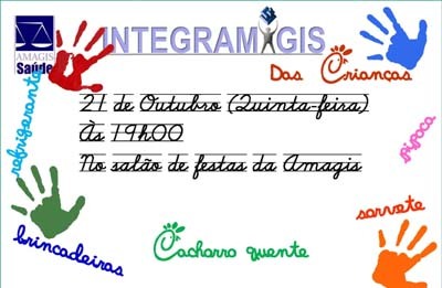 Integramagis comemorará dia das crianças