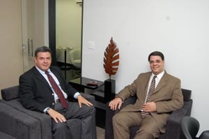 Presidente recebe visita do secretário de Defesa Social
