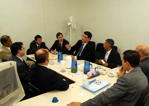 Magistrados recepcionam Edílson Rumbelsperger