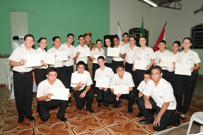 Projeto Guarda-Mirim forma turma em Monte Belo