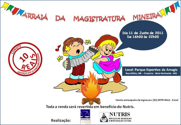 Festa junina da magistratura acontece neste sábado