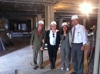 Juízes visitam obras do Fórum da Comarca de Santa Luzia