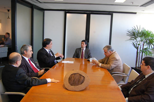Governador envia projeto de suplementação e diretoria reúne-se com presidente da Assembleia
