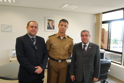 Presidente da Amagis trata de segurança com novo comandante da PM
