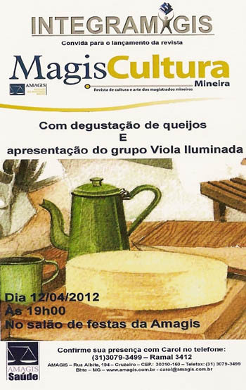 Lançamento da Revista MagisCultura 7 e Integramagis acontecem nesta quinta, 12