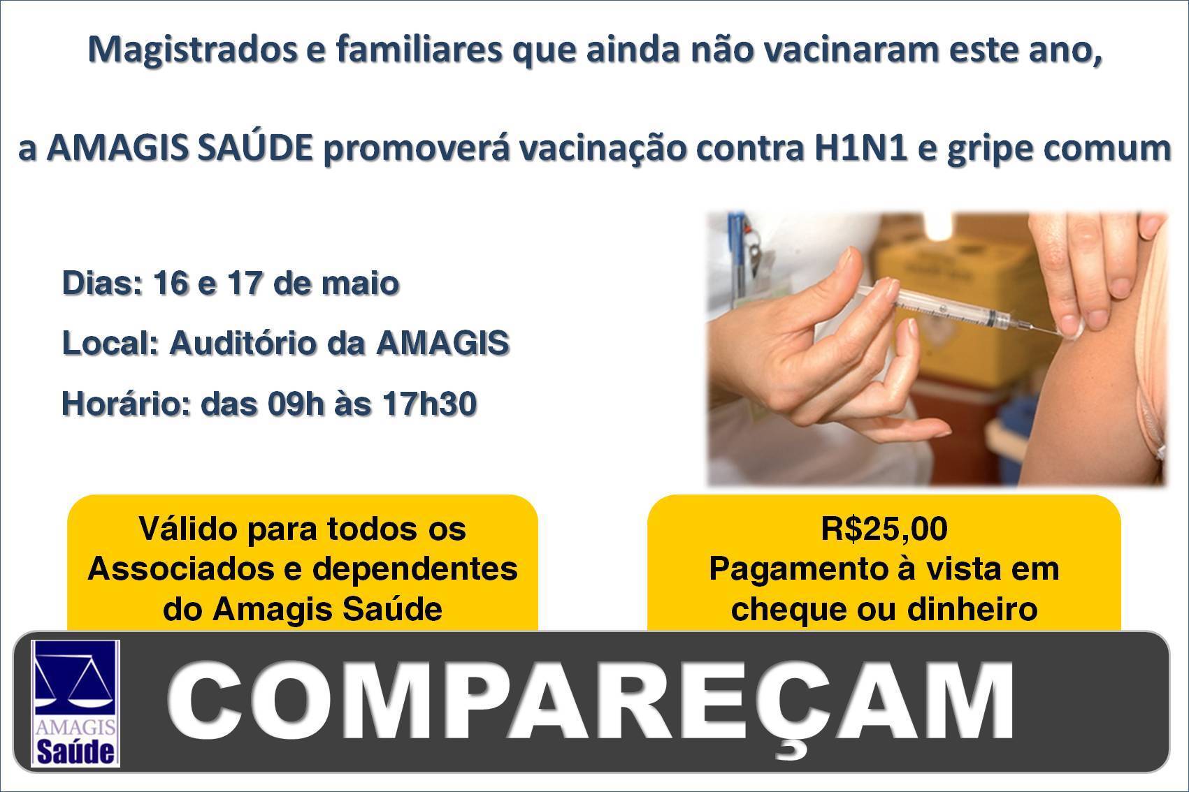 Amagis Saúde realizará campanha de vacinação nesta semana