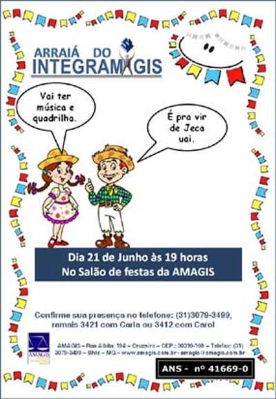 Integramagis em clima de “arraiá” acontecerá na próxima semana