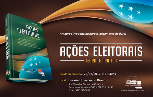 Juiz Amaury Silva lançará livro sobre eleições