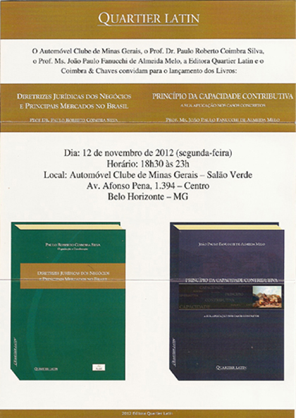 Professor lança livro no dia 12 de novembro