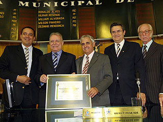 Alvim Soares é homenageado em Uberlândia