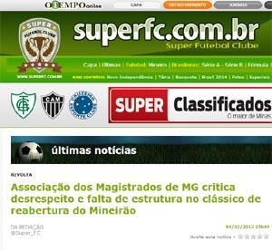 Crítica da Amagis a desrespeito no Mineirão repercute na imprensa