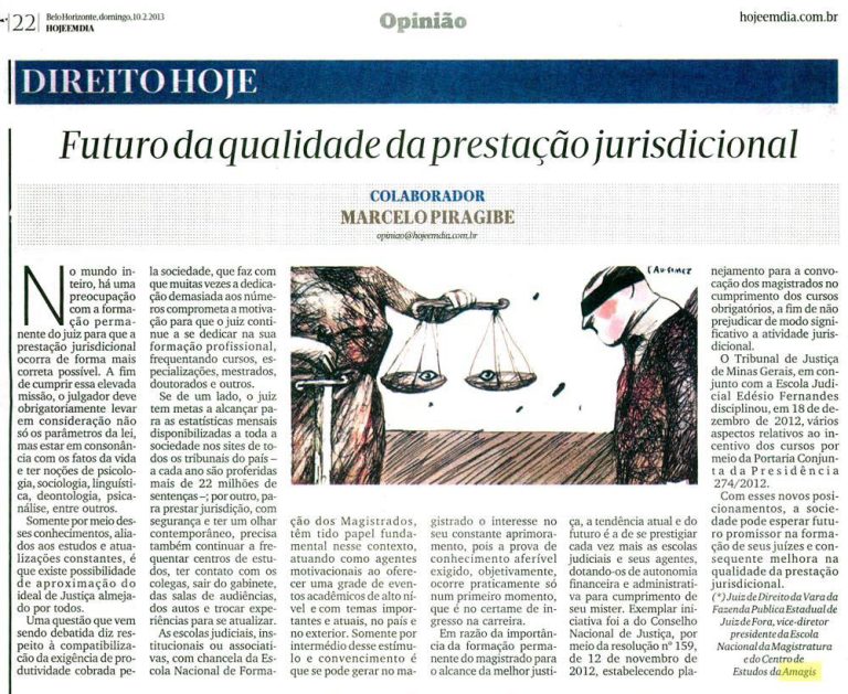 Artigo ? Futuro da Qualidade da Prestação Jurisdicional