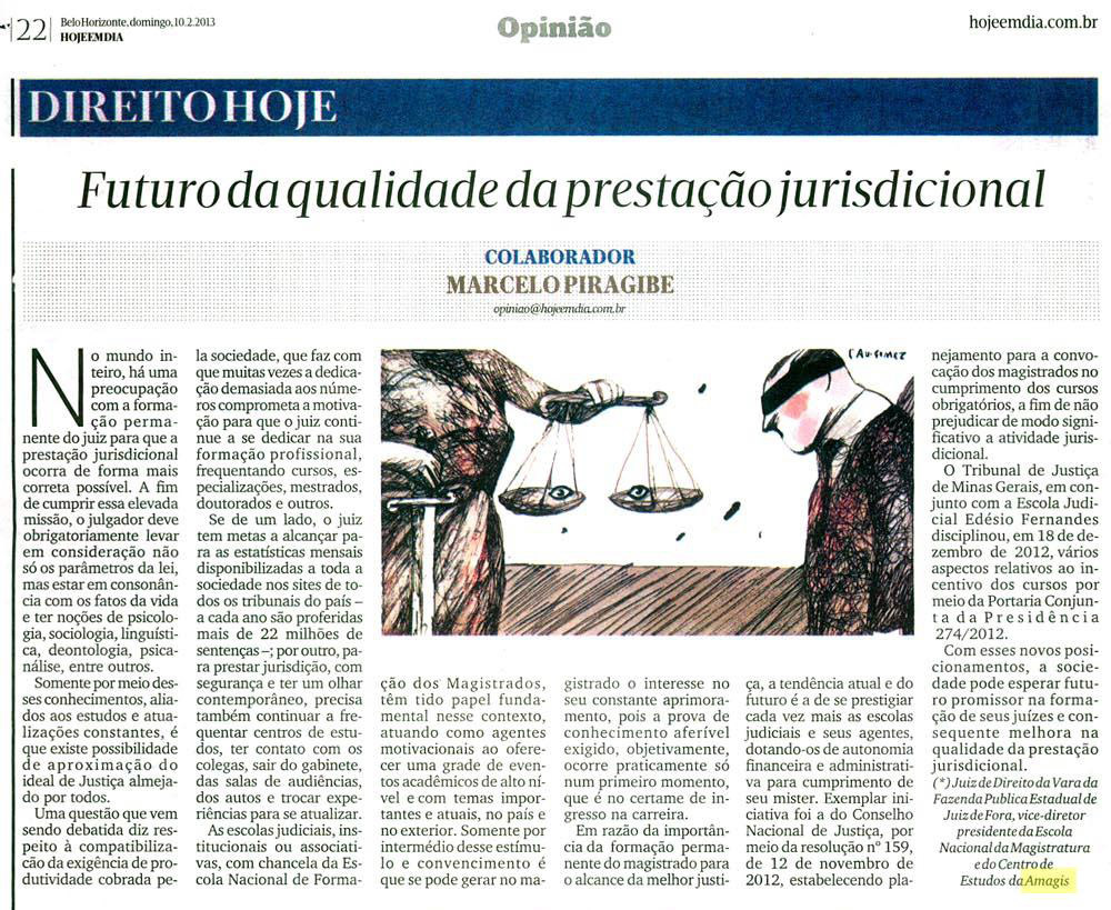 Artigo ? Futuro da Qualidade da Prestação Jurisdicional