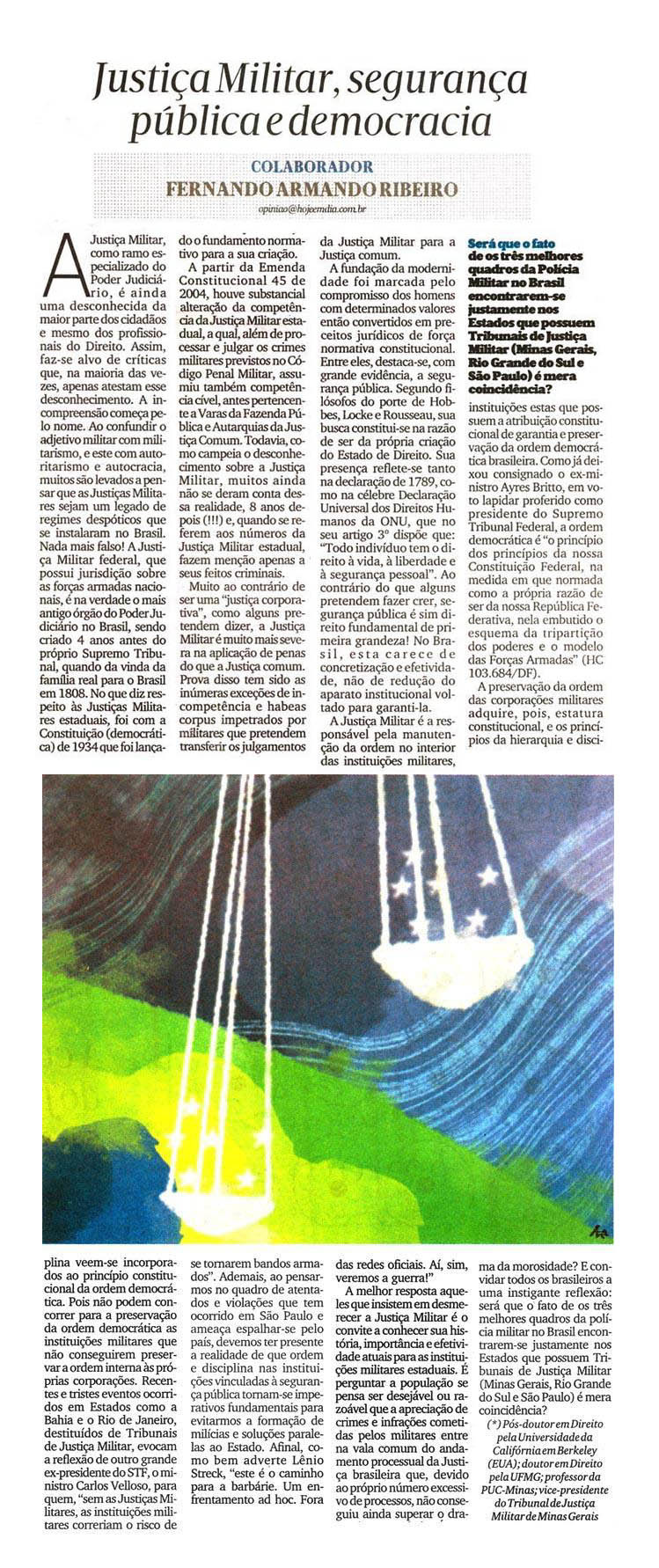 Juiz publica artigo sobre a Justiça Militar