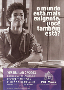PUC Minas abre inscrições para o vestibular