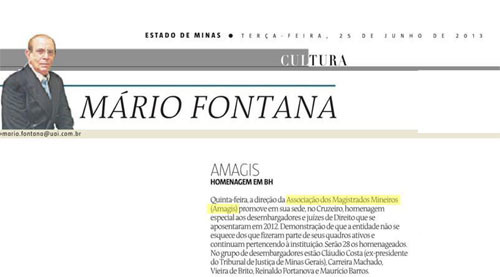 Colunista divulga homenagem aos aposentados