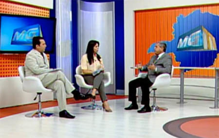 Presidente da Amagis concede entrevista à TV Globo, em Uberlândia