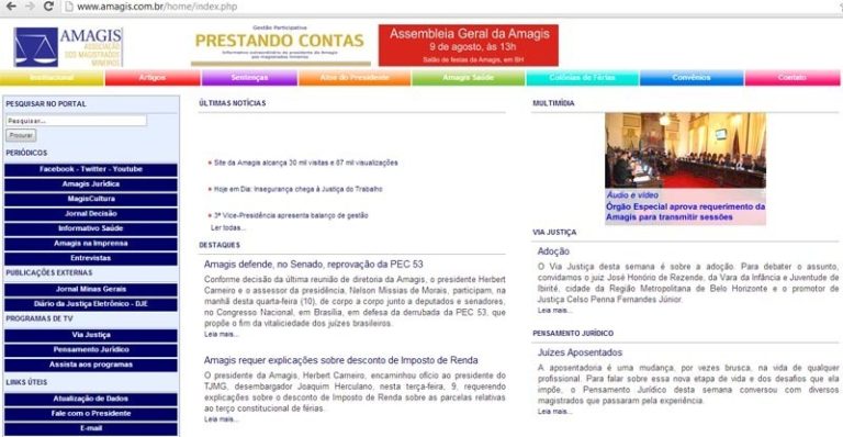 Site da Amagis alcança 30 mil visitas e 87 mil visualizações