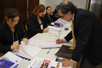 Magistrados realizam credenciamento para Assembleia Geral