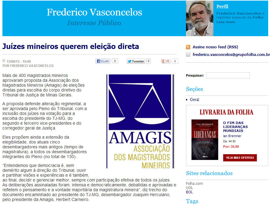 Decisões da Assembleia da Amagis repercutem na imprensa