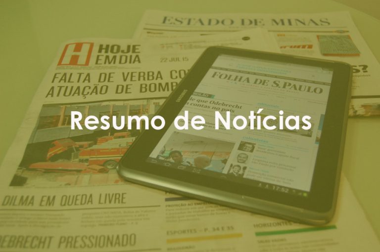 Resumo de notícias desta quarta-feira, 27-6-18