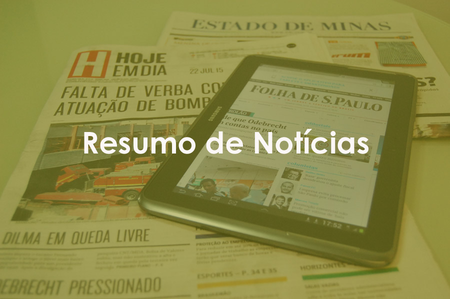 Resumo de notícias desta quarta-feira, 27-6-18