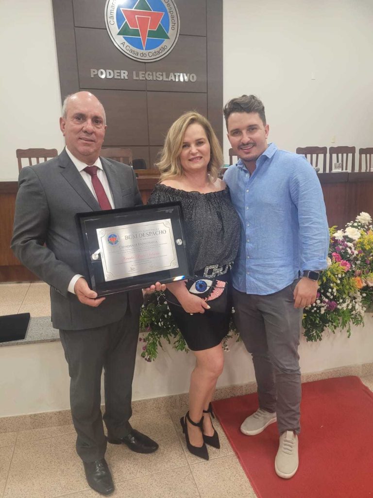 Marcelo Salgado é homenageado pela Câmara Municipal de Bom Despacho