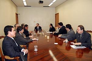 Diretoria da Amagis se reúne com o presidente do TJMG